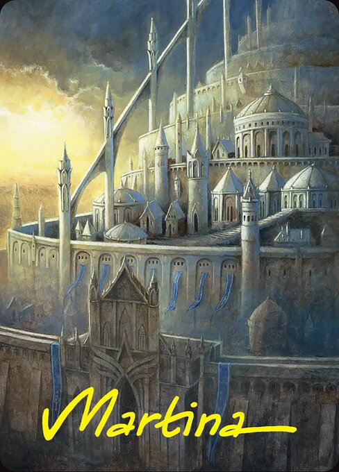 Minas Tirith // Minas Tirith — art by Martina Pilcerova