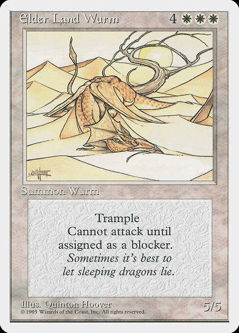 Elder Land Wurm — art by Quinton Hoover