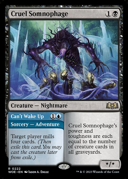 Cruel Somnophage // Can't Wake Up — art by Jason A. Engle