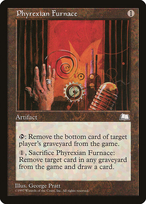 Phyrexian Furnace — art by George Pratt