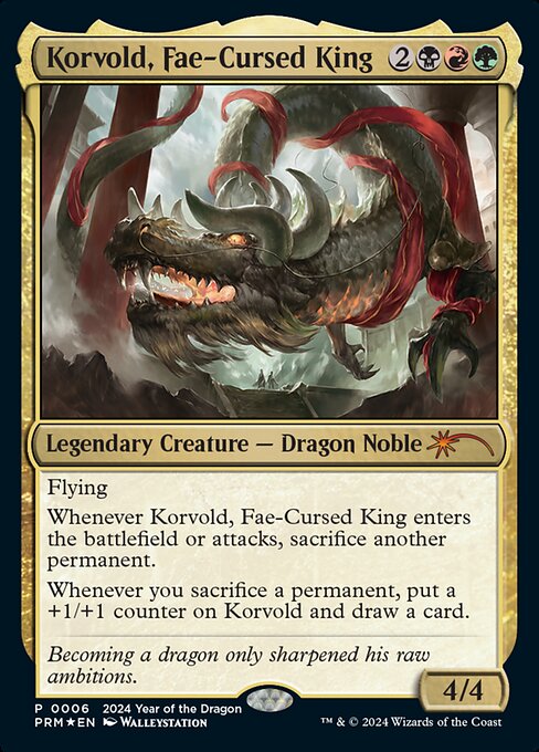 Korvold, Fae-Cursed King — art by Walleystation