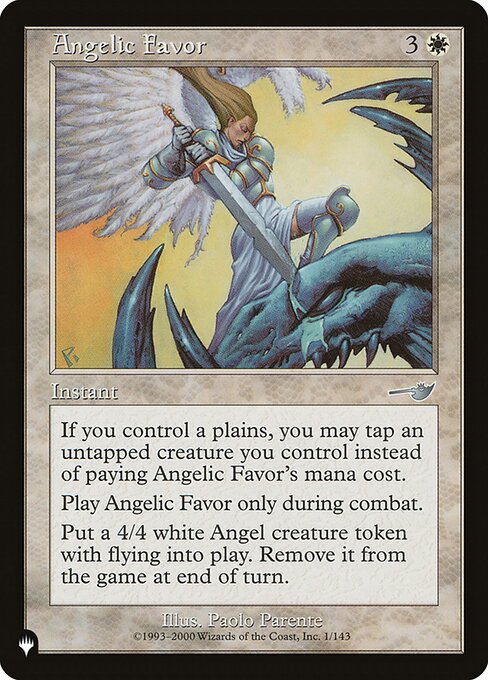 Angelic Favor — art by Paolo Parente