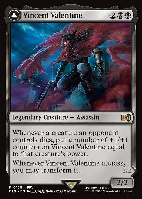 Vincent Valentine // Galian Beast — art by Norikatsu Miyoshi