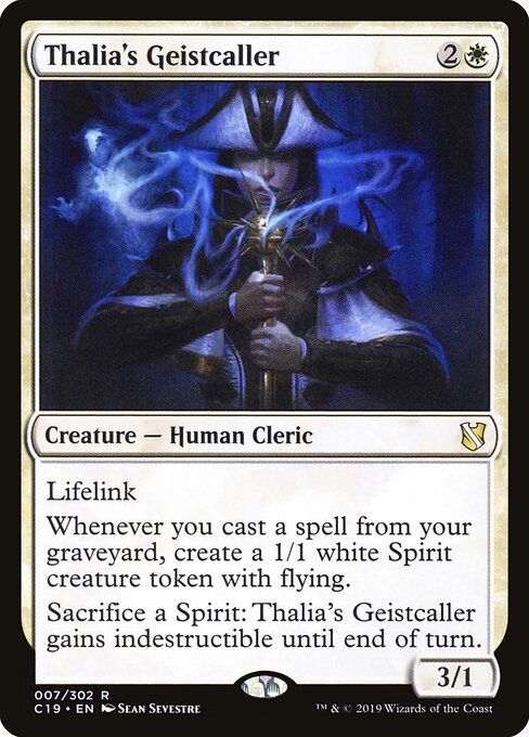 Thalia's Geistcaller — art by Sean Sevestre