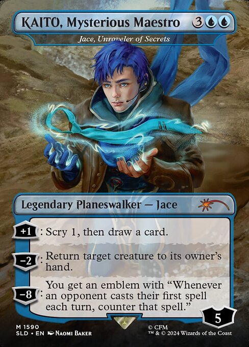 Jace, Unraveler of Secrets — art by Naomi Baker