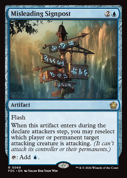 Misleading Signpost — art by Julian Kok Joon Wen