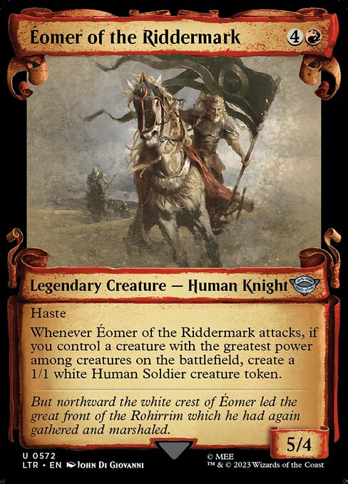 Éomer of the Riddermark — art by John Di Giovanni