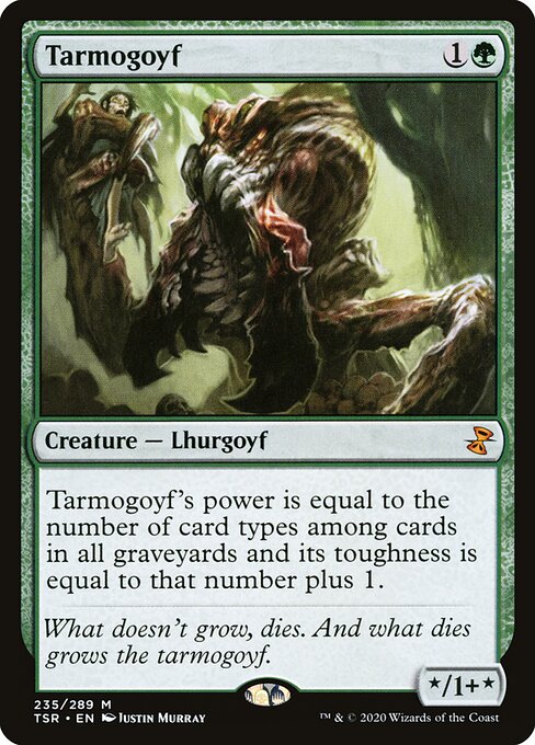 Tarmogoyf — art by Justin Murray