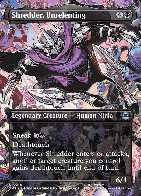 Shredder, Unrelenting — art by Jim Cheung & Jay David Ramos