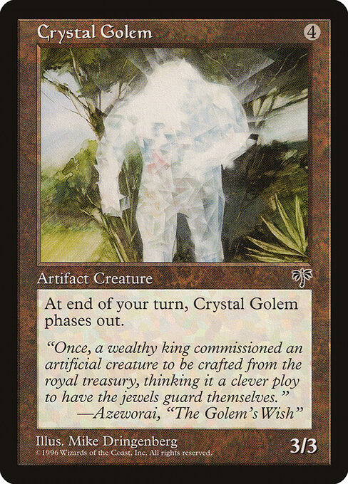 Crystal Golem — art by Mike Dringenberg