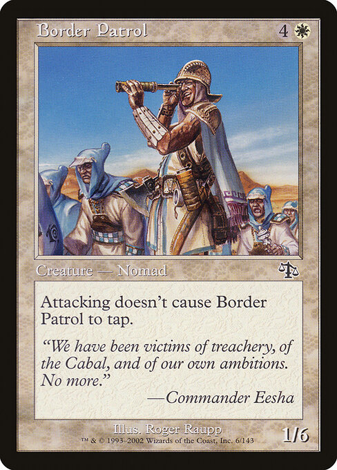 Border Patrol — art by Roger Raupp