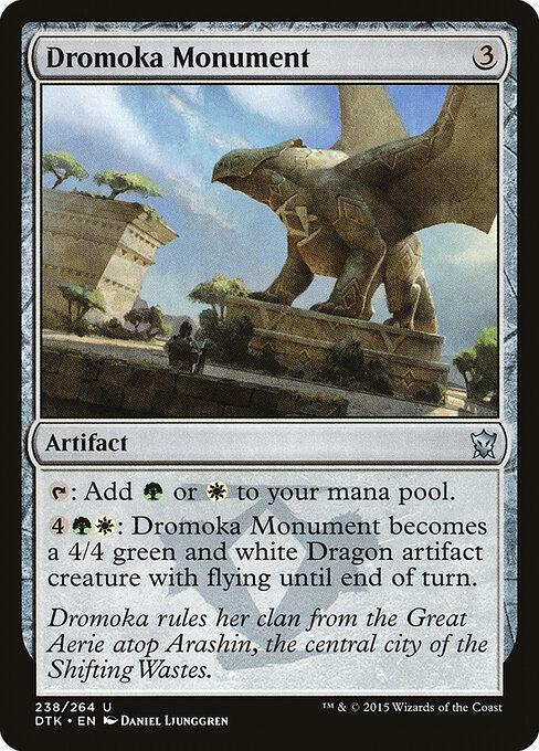 Dromoka Monument — art by Daniel Ljunggren
