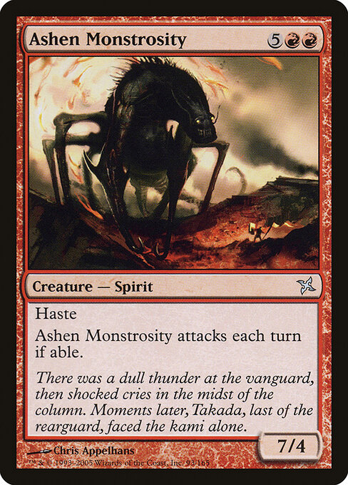 Ashen Monstrosity — art by Chris Appelhans