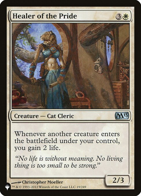 Healer of the Pride — art by Christopher Moeller