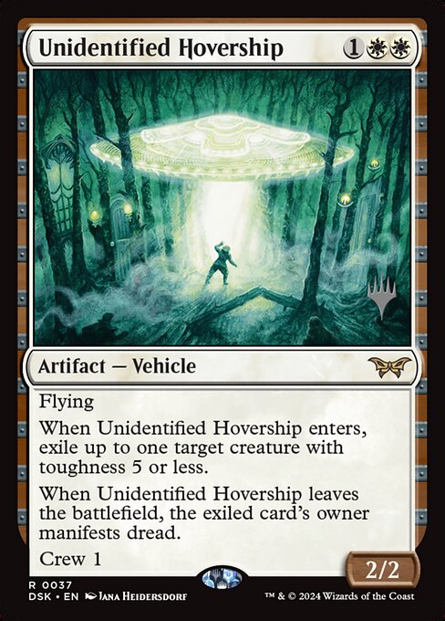 Unidentified Hovership — art by Jana Heidersdorf