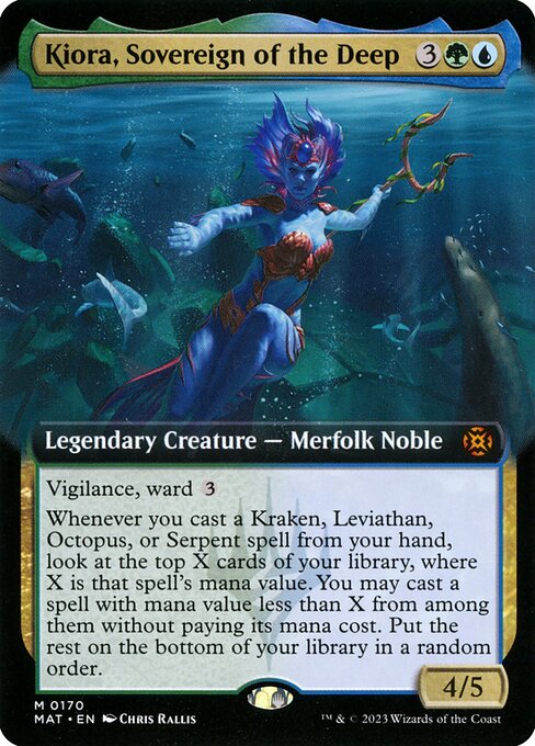 Kiora, Sovereign of the Deep — art by Chris Rallis