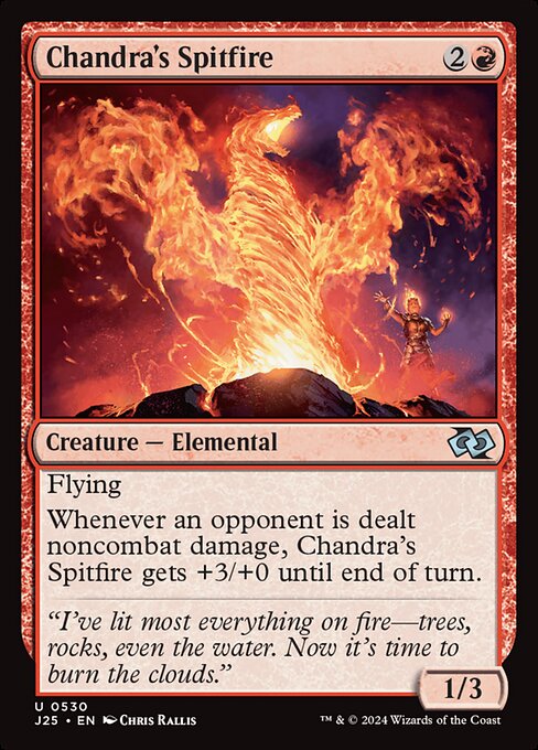 Chandra's Spitfire — art by Chris Rallis