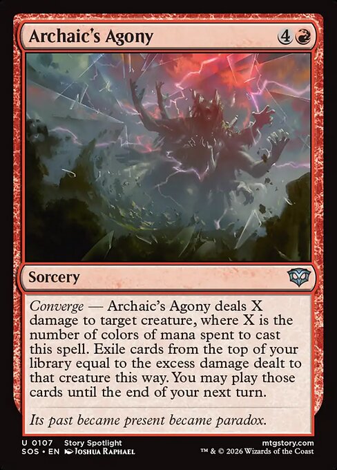 Archaic's Agony — art by Joshua Raphael