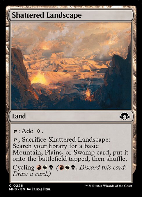 Shattered Landscape — art by Erikas Perl