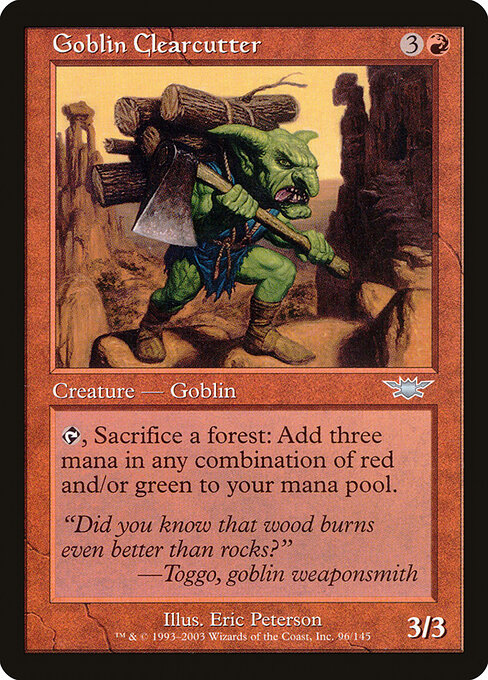 Goblin Clearcutter — art by Eric Peterson