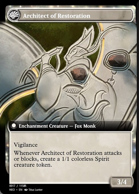 The Restoration of Eiganjo // Architect of Restoration — art by Titus Lunter