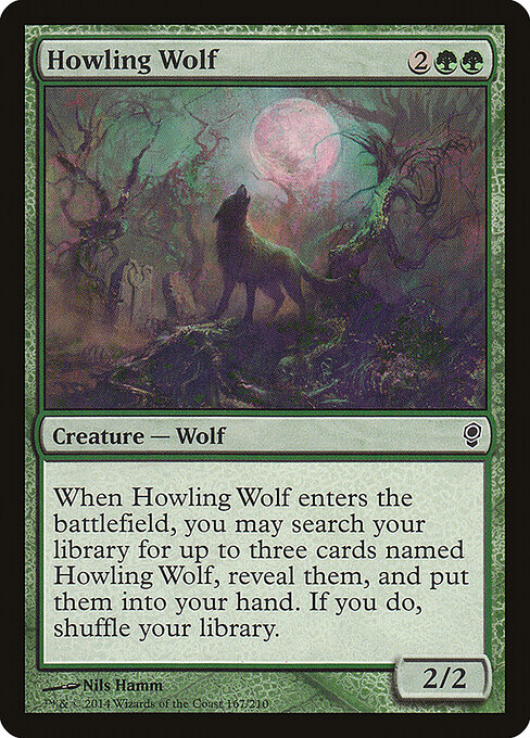 Howling Wolf — art by Nils Hamm