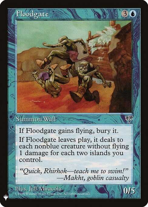 Floodgate — art by Jeff Miracola