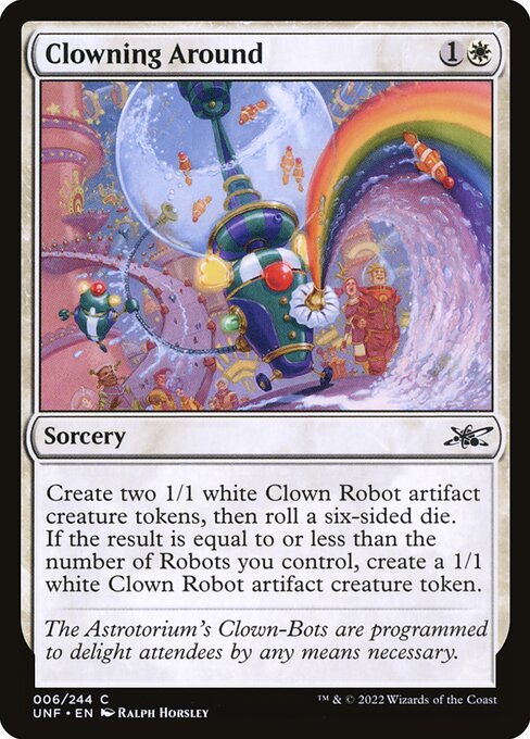 Clowning Around — art by Ralph Horsley