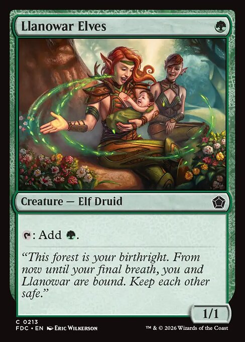Llanowar Elves — art by Eric Wilkerson