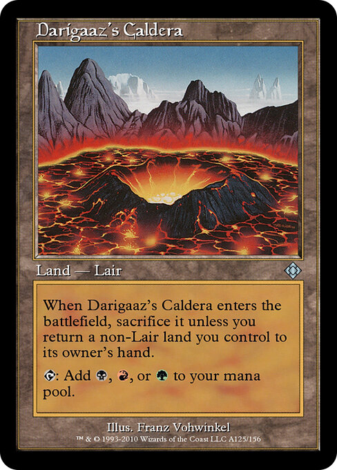 Darigaaz's Caldera — art by Franz Vohwinkel