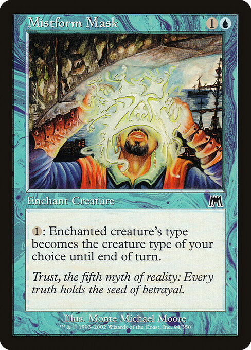 Mistform Mask — art by Monte Michael Moore