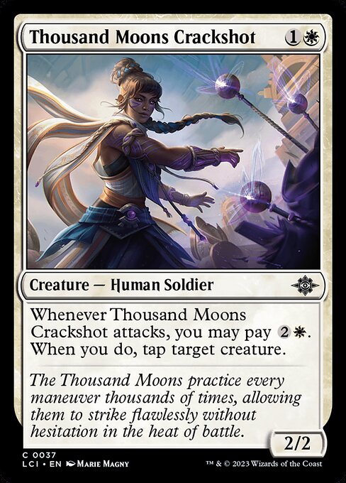 Thousand Moons Crackshot — art by Marie Magny