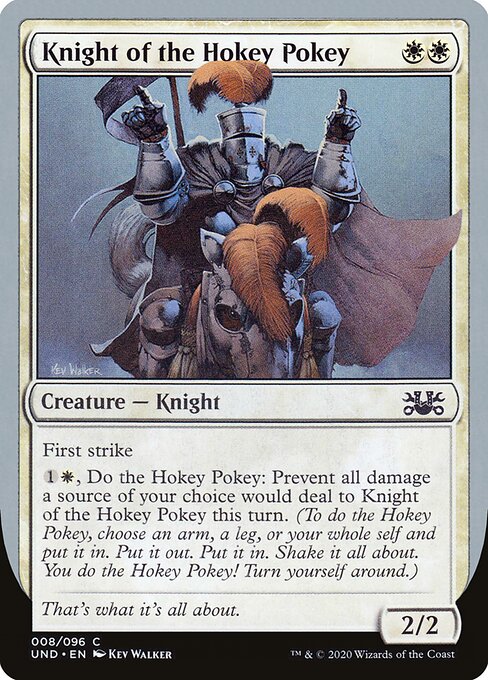 Knight of the Hokey Pokey — art by Kev Walker
