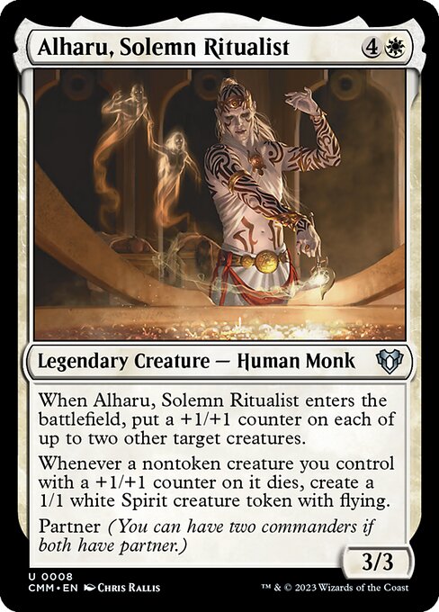 Alharu, Solemn Ritualist — art by Chris Rallis