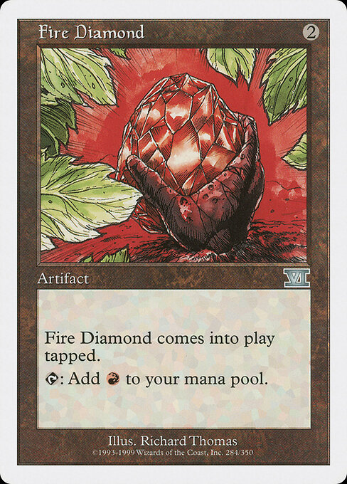 Fire Diamond — art by Richard Thomas