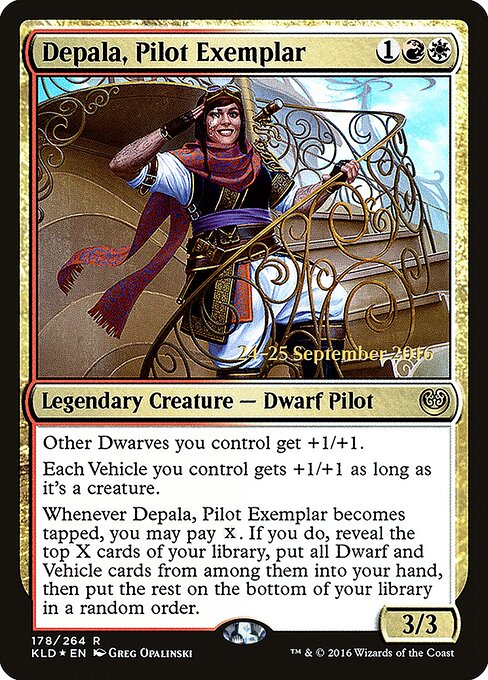 Depala, Pilot Exemplar — art by Greg Opalinski