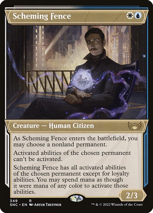Scheming Fence — art by Artur Treffner
