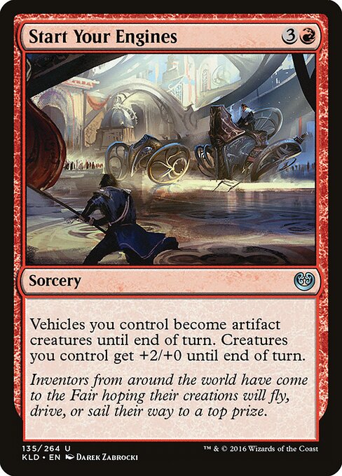 Start Your Engines — art by Darek Zabrocki