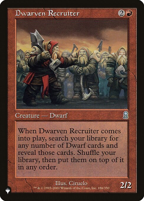 Dwarven Recruiter — art by Ciruelo
