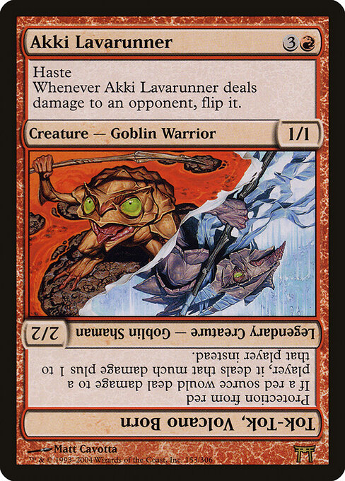 Akki Lavarunner // Tok-Tok, Volcano Born — art by Matt Cavotta