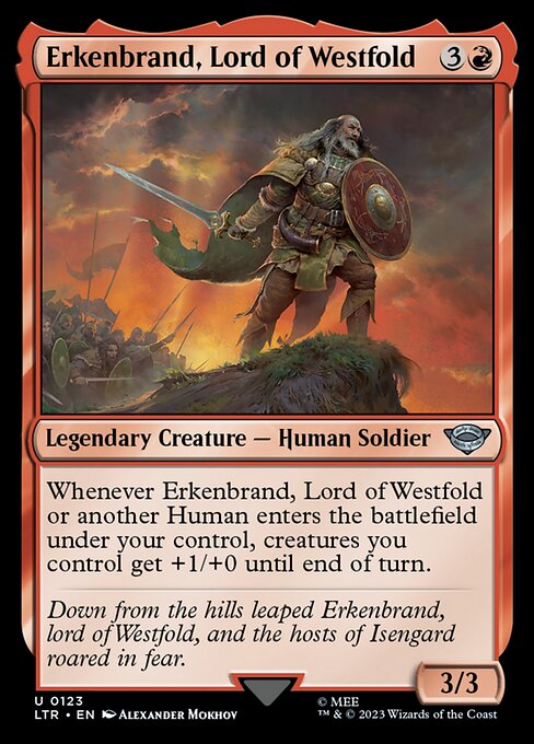 Erkenbrand, Lord of Westfold — art by Alexander Mokhov