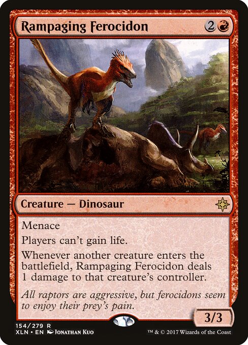 Rampaging Ferocidon — art by Jonathan Kuo