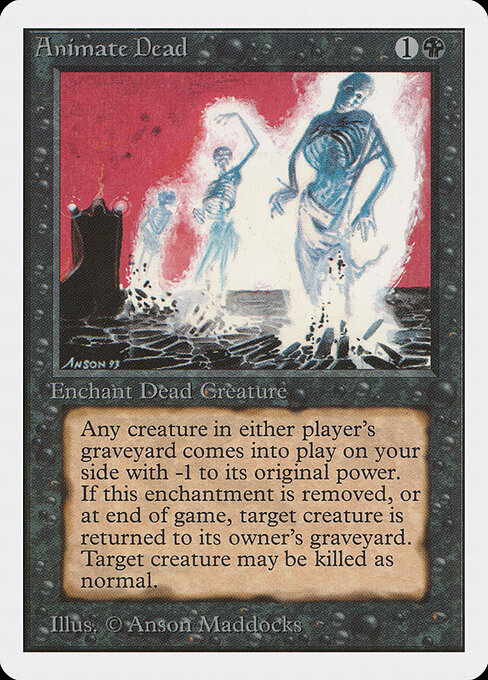 Animate Dead — art by Anson Maddocks