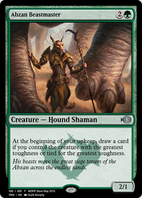 Abzan Beastmaster — art by Scott Murphy