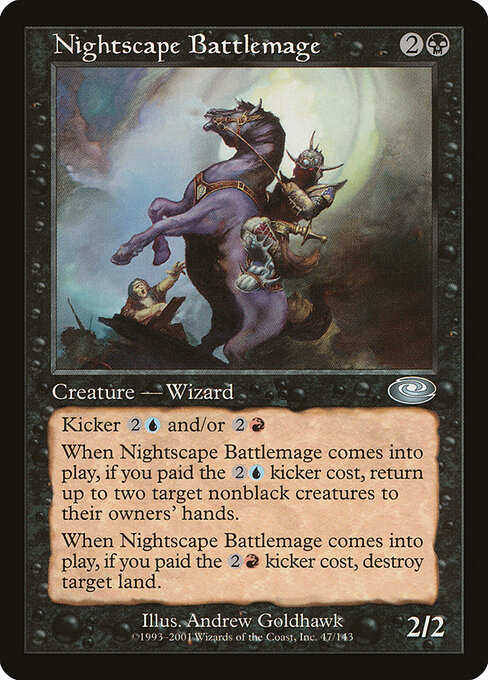Nightscape Battlemage — art by Andrew Goldhawk