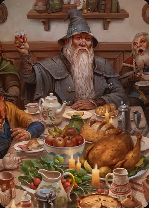 Gandalf, Party Guest // Gandalf, Party Guest — art by Dmitry Burmak