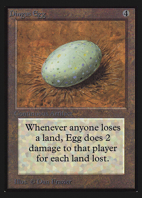 Dingus Egg — art by Dan Frazier