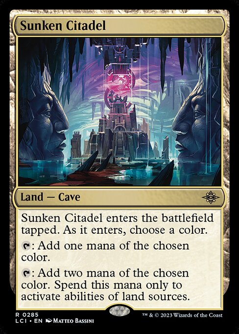Sunken Citadel — art by Matteo Bassini