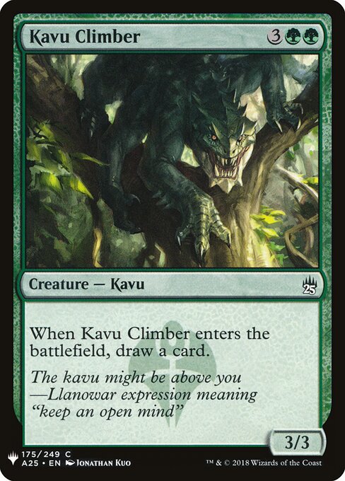 Kavu Climber — art by Jonathan Kuo
