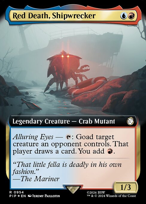 Red Death, Shipwrecker — art by Jeremy Paillotin